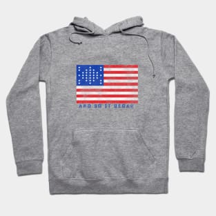 Fort Sumter Flag 1861 Hoodie